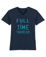 Călător Full Time Tricou mânecă scurtă guler V Bărbat Presenter