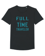Călător Full Time Tricou mânecă scurtă guler larg Bărbat Skater