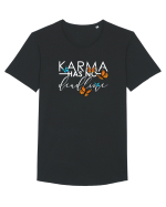 KARMA has NO Deadline Tricou mânecă scurtă guler larg Bărbat Skater