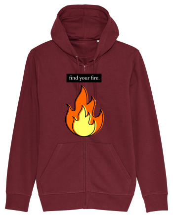 Find your fire Burgundy