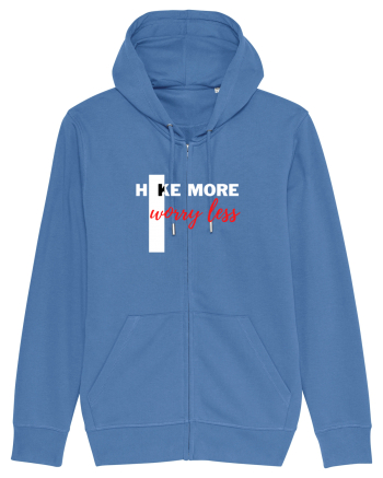 Hike More Worry Less Bright Blue