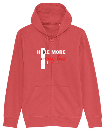 Hike More Worry Less Carmine Red