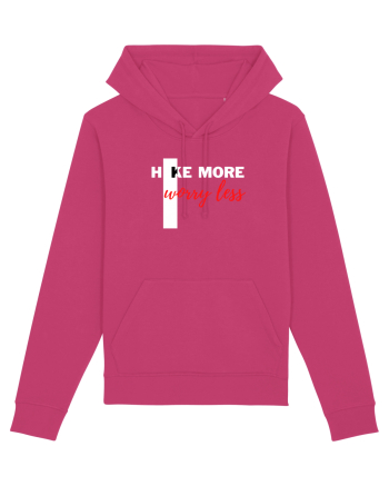Hike More Worry Less Raspberry