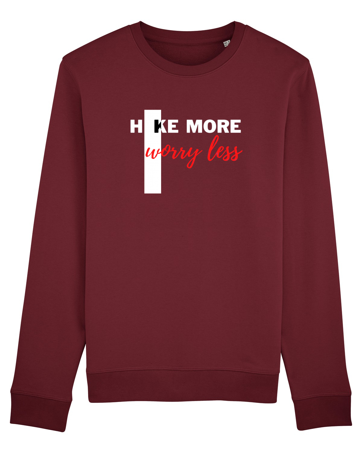 Bluză mânecă lungă Unisex Rise Burgundy