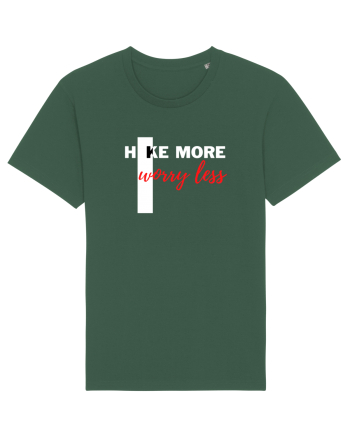Hike More Worry Less Bottle Green