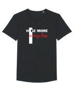 Hike More Worry Less Tricou mânecă scurtă guler larg Bărbat Skater