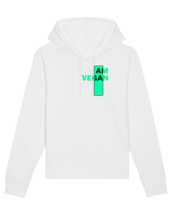 I Am Vegan White