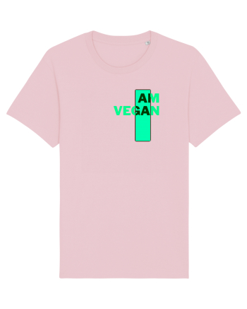 I Am Vegan Cotton Pink