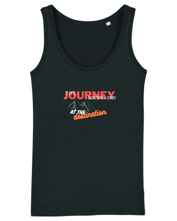 The Journey Doesn't End At The Destination Black