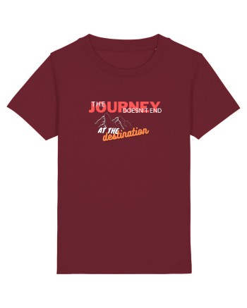 The Journey Doesn't End At The Destination Burgundy
