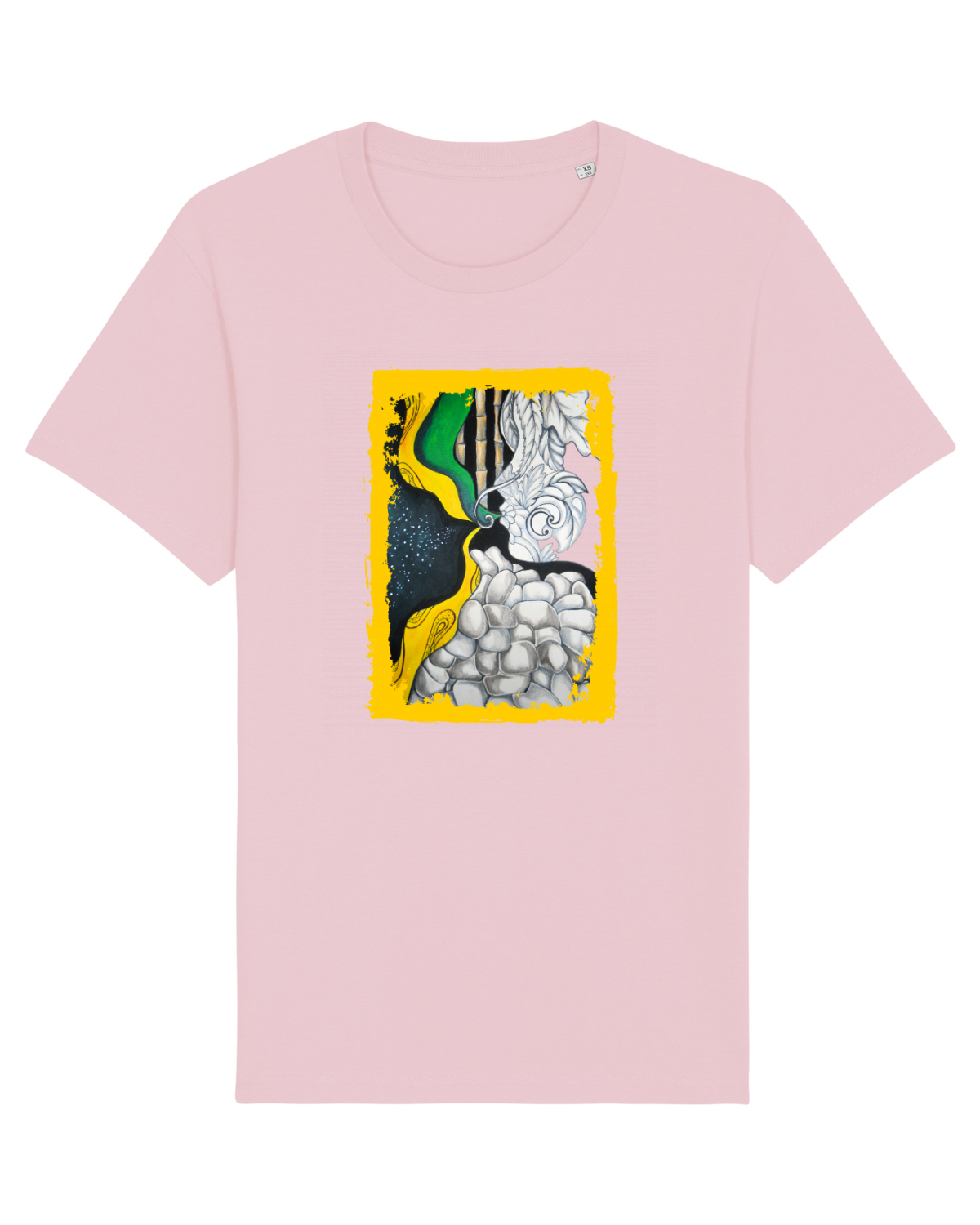 Tricou mânecă scurtă Unisex Rocker Cotton Pink