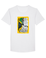 Univers mistic Tricou mânecă scurtă guler larg Bărbat Skater