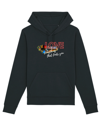 Love. Abstract Art Black