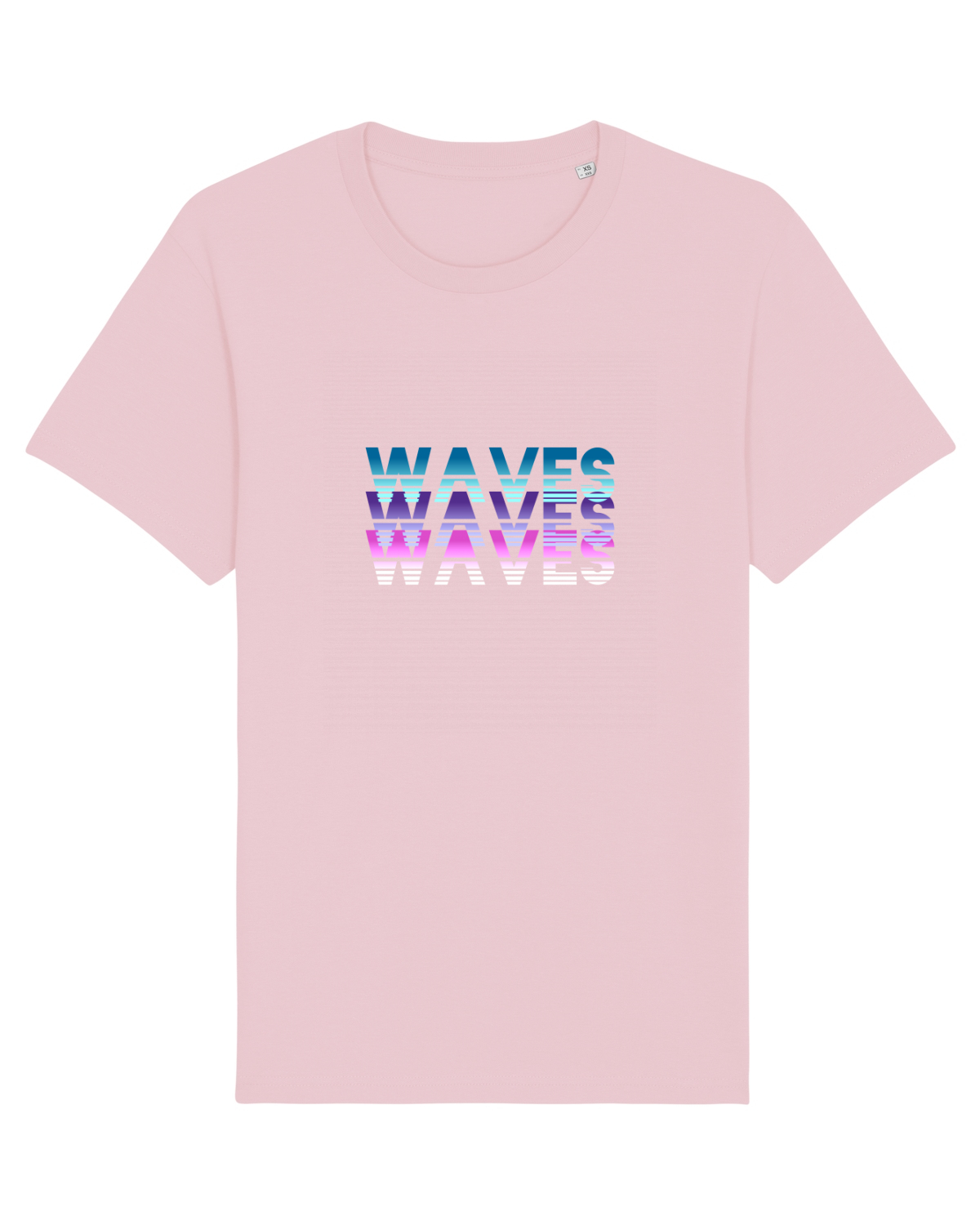 Tricou mânecă scurtă Unisex Rocker Cotton Pink