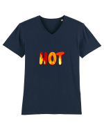 Fierbinte! Tricou mânecă scurtă guler V Bărbat Presenter