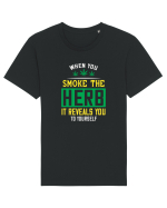 Când fumezi iarbâ Tricou mânecă scurtă Unisex Rocker