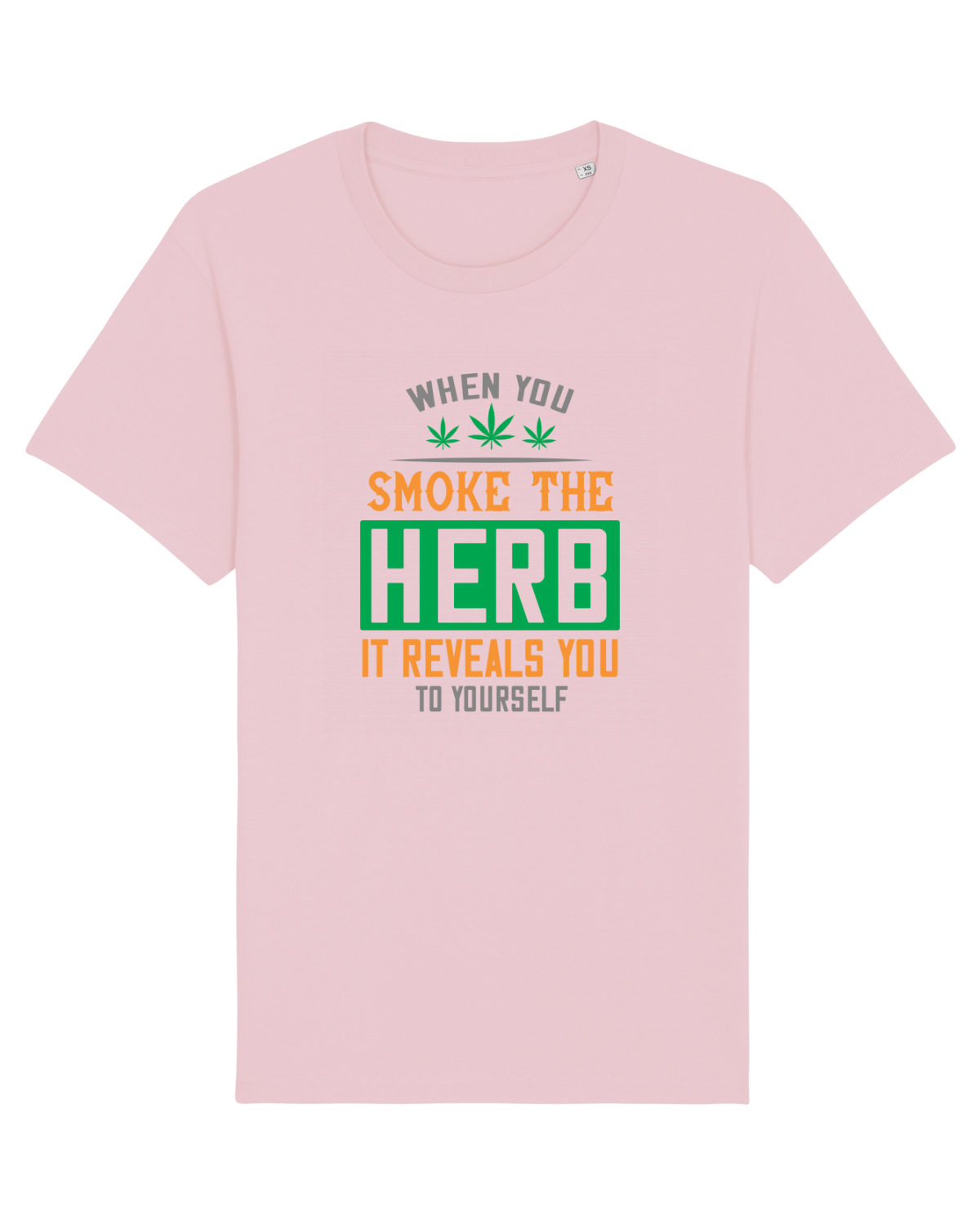 Tricou mânecă scurtă Unisex Rocker Cotton Pink