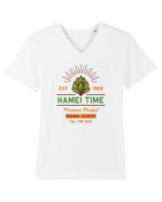 Hamei Time.. Tricou mânecă scurtă guler V Bărbat Presenter
