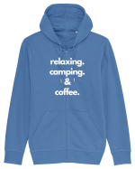Relaxing.Camping.Coffee Hanorac cu fermoar Unisex Connector