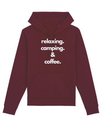 Relaxing.Camping.Coffee Burgundy