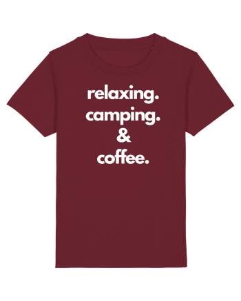 Relaxing.Camping.Coffee Burgundy