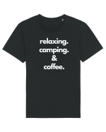 Relaxing.Camping.Coffee Tricou mânecă scurtă Unisex Rocker