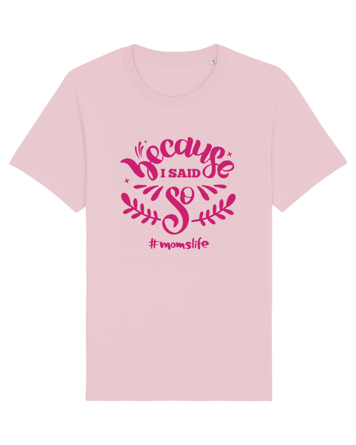 Tricou mânecă scurtă Unisex Rocker Cotton Pink