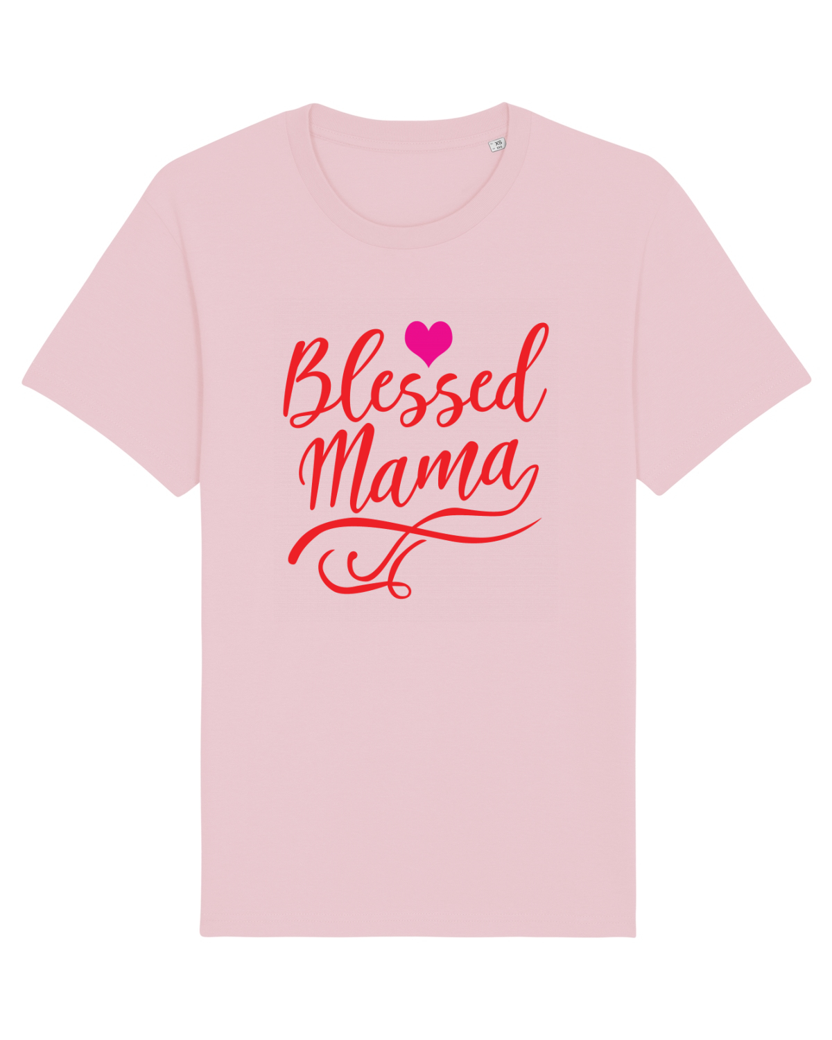 Tricou mânecă scurtă Unisex Rocker Cotton Pink