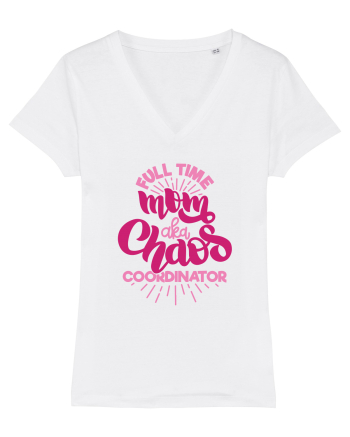 Full Time Mom Aka Chaos Coordinator White
