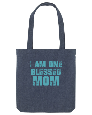 I Am One Blessed Mom Midnight Blue