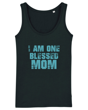 I Am One Blessed Mom Black