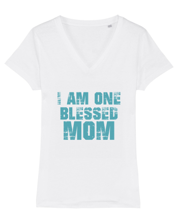 I Am One Blessed Mom White