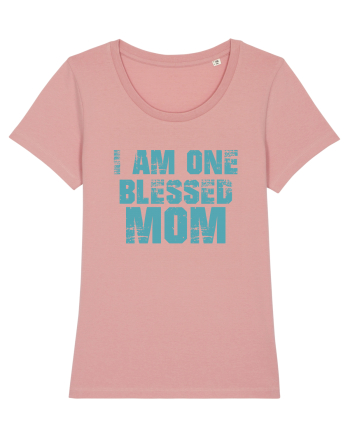 I Am One Blessed Mom Canyon Pink