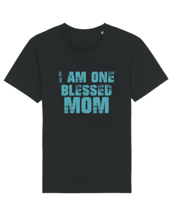 I Am One Blessed Mom Black