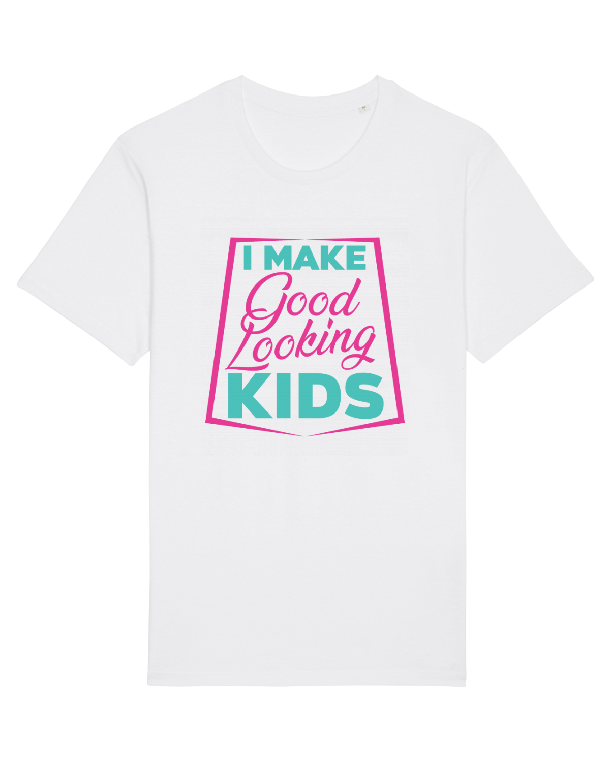 Tricou mânecă scurtă Unisex Rocker White
