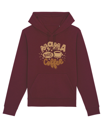 Mama Needs Coffee Burgundy