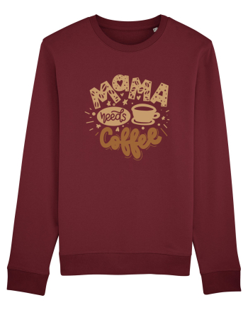 Mama Needs Coffee Burgundy