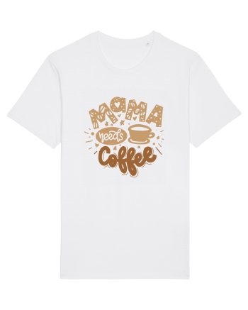 Mama Needs Coffee White