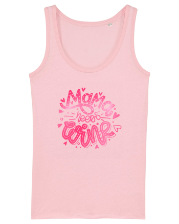 Mama Needs Wine Cotton Pink