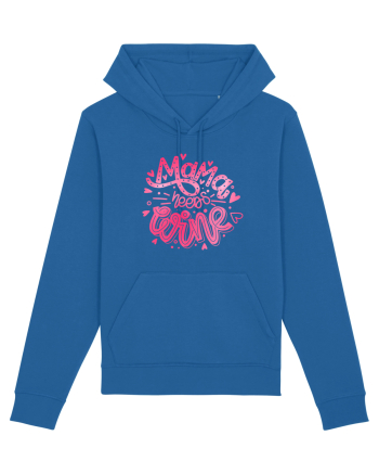Mama Needs Wine Royal Blue
