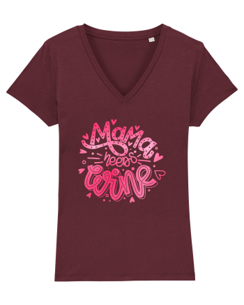 Mama Needs Wine Burgundy
