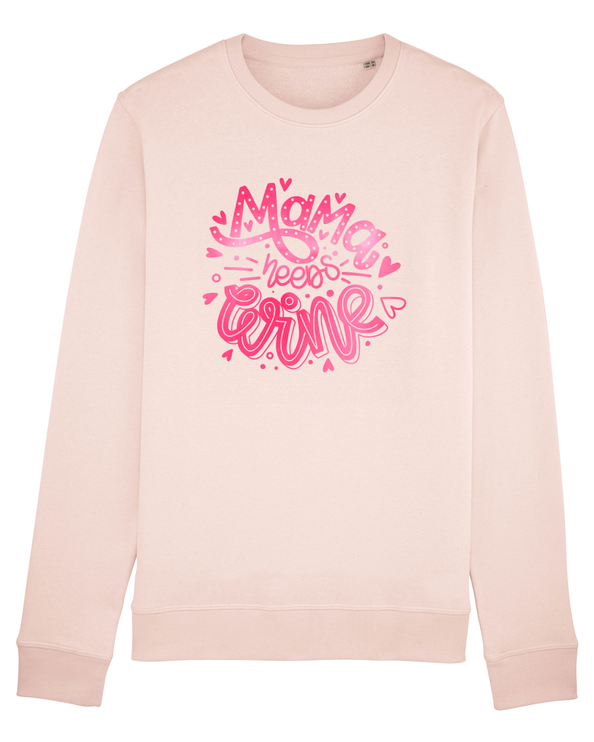 Bluză mânecă lungă Unisex Rise Candy Pink