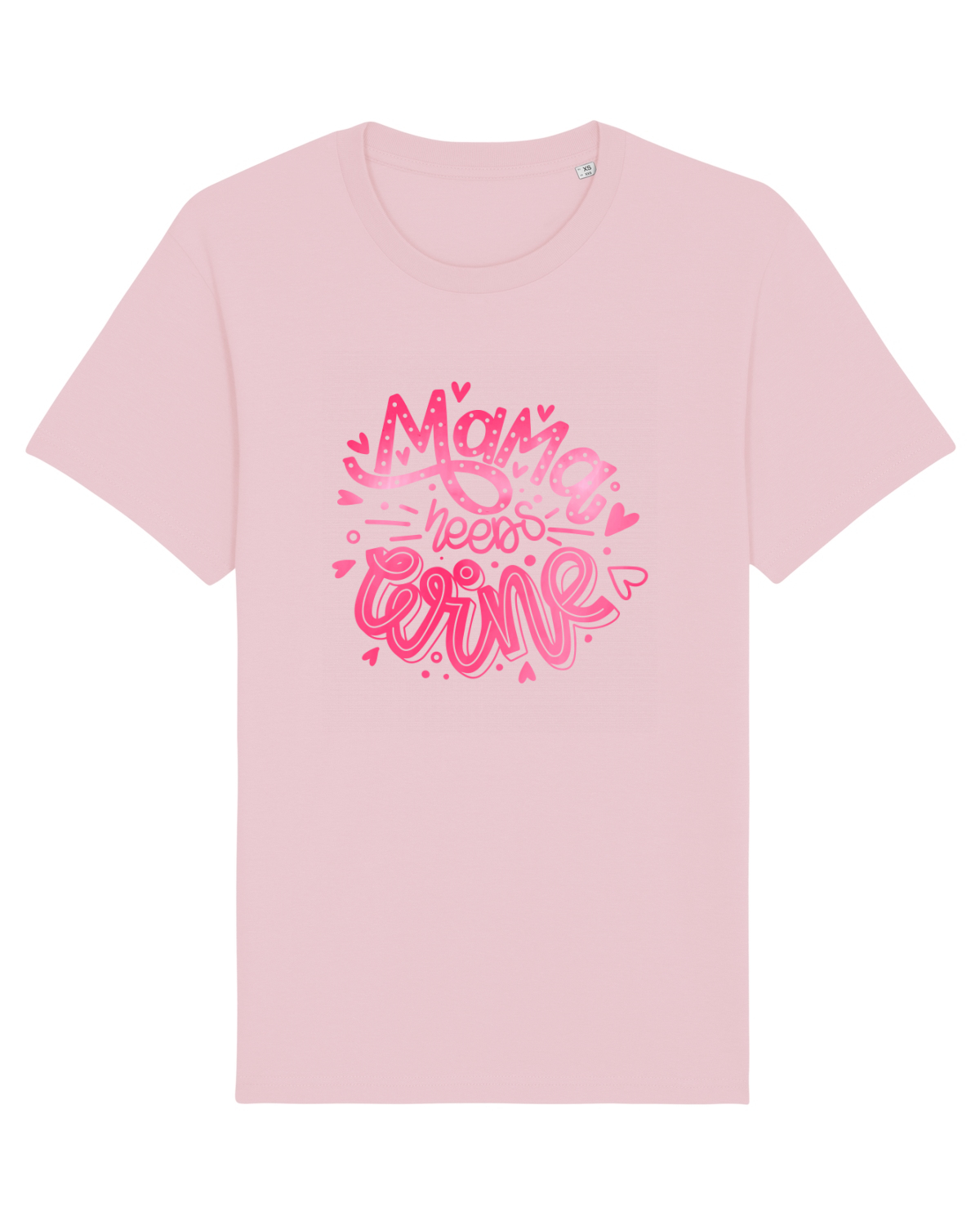 Tricou mânecă scurtă Unisex Rocker Cotton Pink