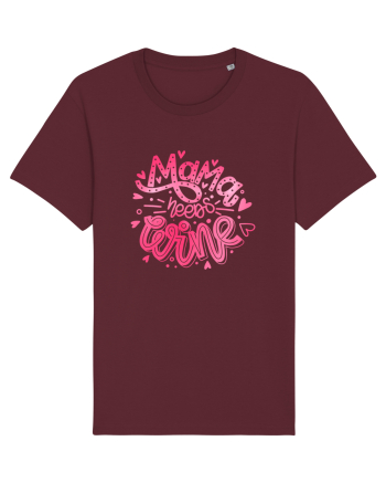 Mama Needs Wine Burgundy