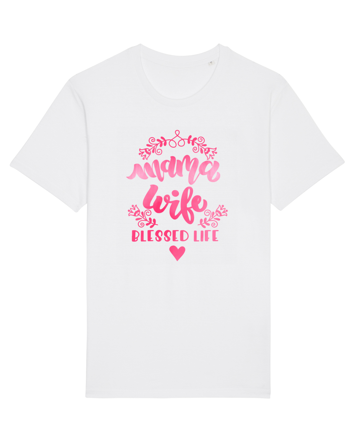 Tricou mânecă scurtă Unisex Rocker White
