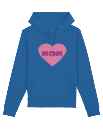 Mom Heart Royal Blue