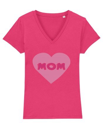 Mom Heart Raspberry