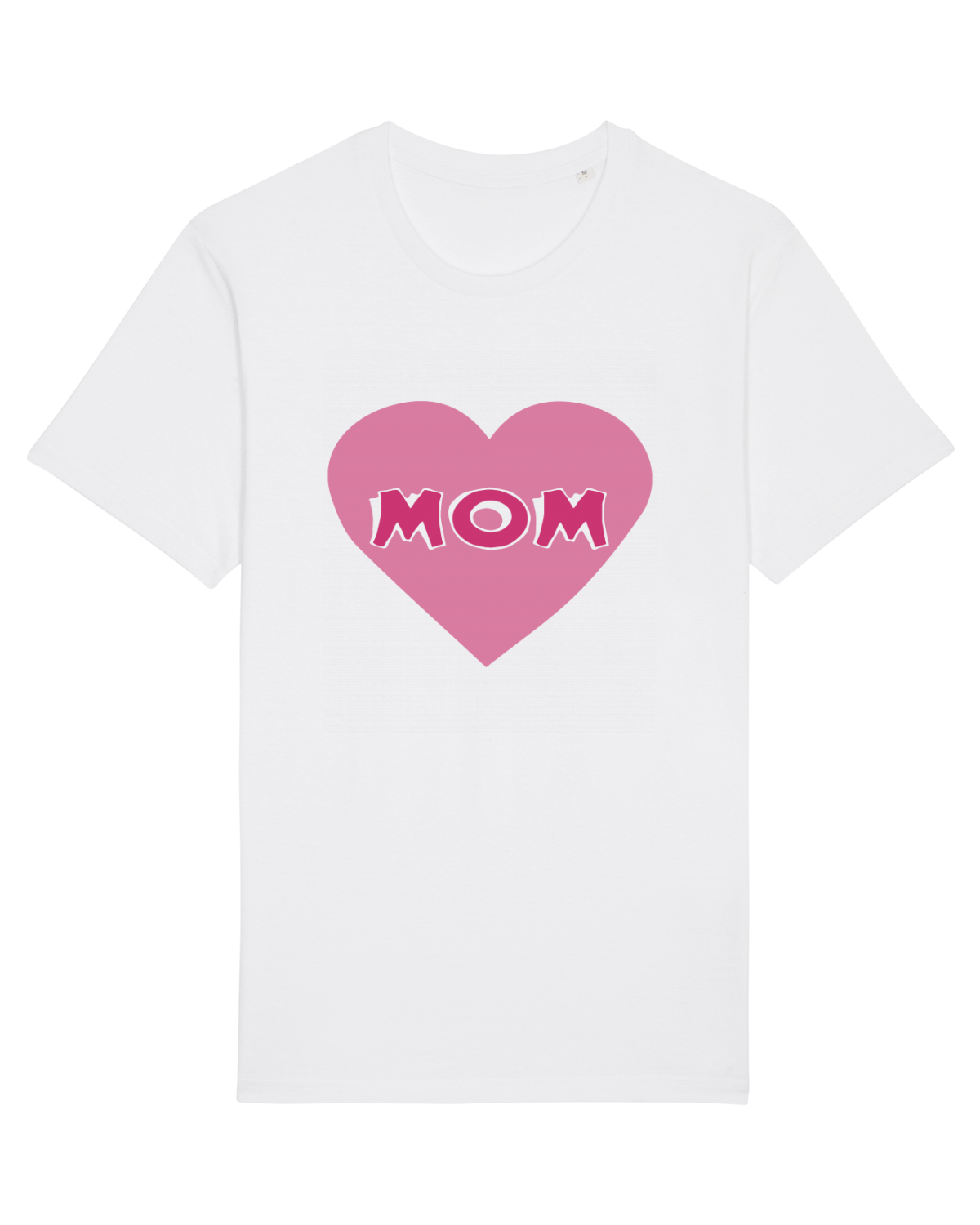 Tricou mânecă scurtă Unisex Rocker White