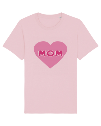 Mom Heart Cotton Pink