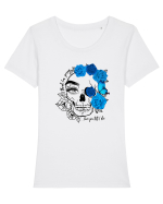 Love you till I die Tricou mânecă scurtă guler larg fitted Damă Expresser